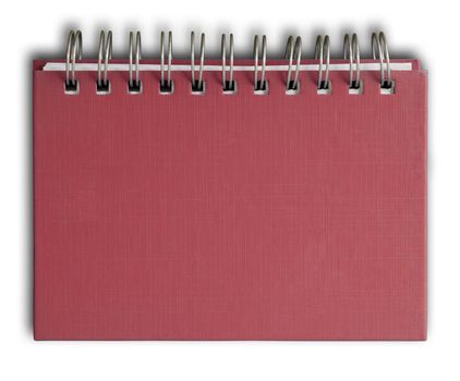 The red cover of Note book Horizontal