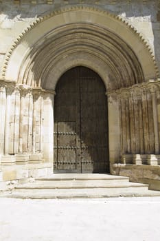 Church of San Miguel, Romanesque transition, thirteenth century. Brihuega, spain