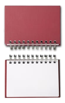 Red cover Blank Note Book For write anythings in it