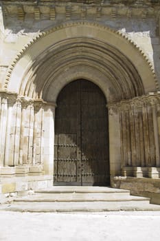 Church of San Miguel, Romanesque transition, thirteenth century. Brihuega, spain