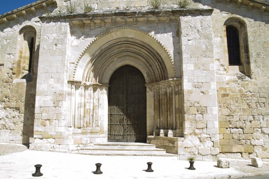 Church of San Miguel, Romanesque transition, thirteenth century. Brihuega, spain