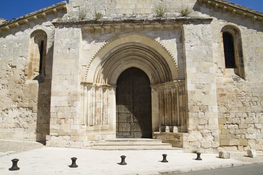 Church of San Miguel, Romanesque transition, thirteenth century. Brihuega, spain