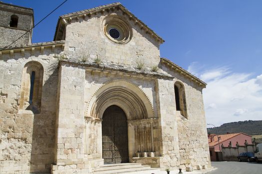 Church of San Miguel, Romanesque transition, thirteenth century. Brihuega, spain