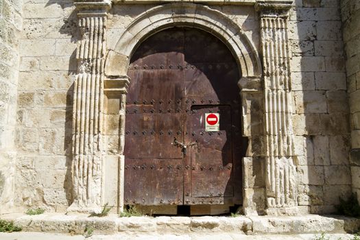 Church of San Miguel, Romanesque transition, thirteenth century. Brihuega, spain