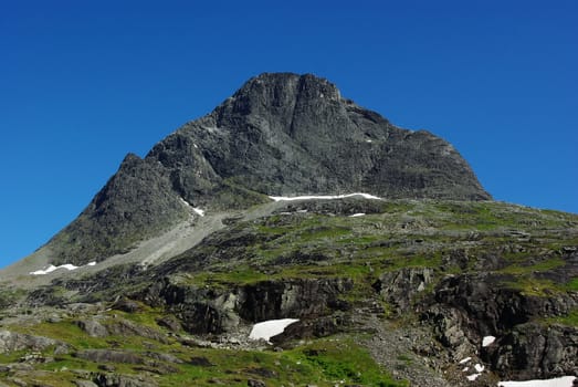 Beautiful mountainous landscape in Norway