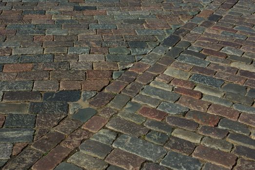 Old stone pavement background