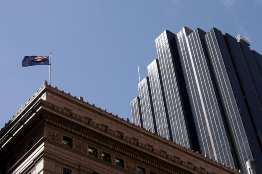 Office Building With Old Historic Building, Sydney, Australia
