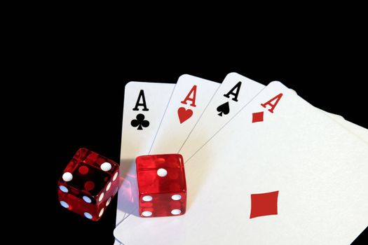 Red Dices - Four Aces