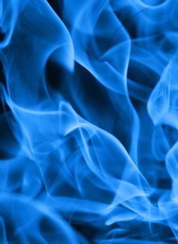 Blue flame background