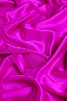 Pink satin with a folds