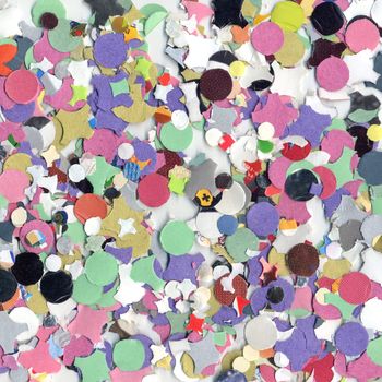 Carnival confetti background
