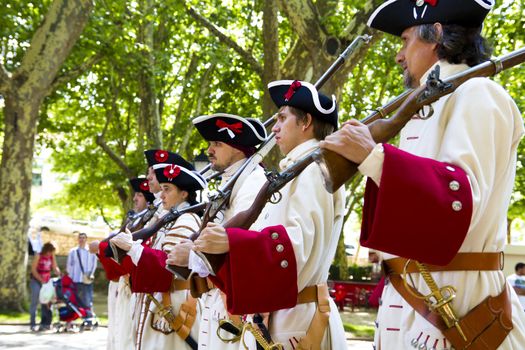 Succession War September 4, 2010 in Brihuega, Spain