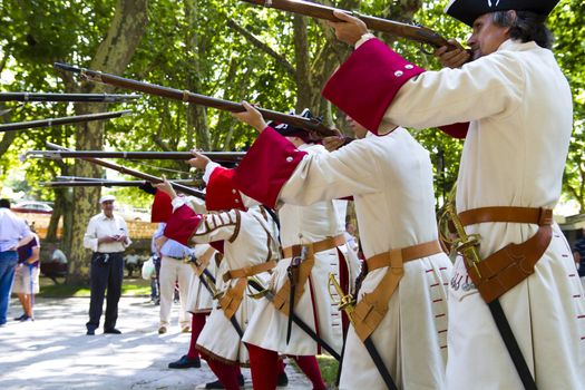 Succession War September 4, 2010 in Brihuega, Spain