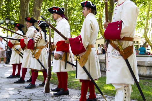 Succession War September 4, 2010 in Brihuega, Spain