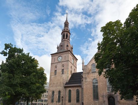 The Domkirken church in central Oslo, Norway
