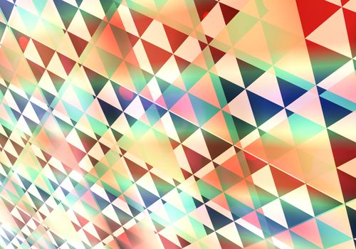 abstract creative image of the geometric rainbow background