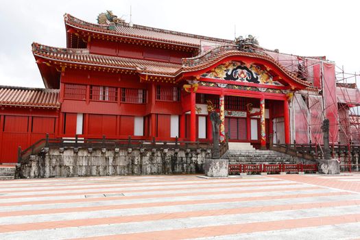 Shuri Castle in Okinawa Japan