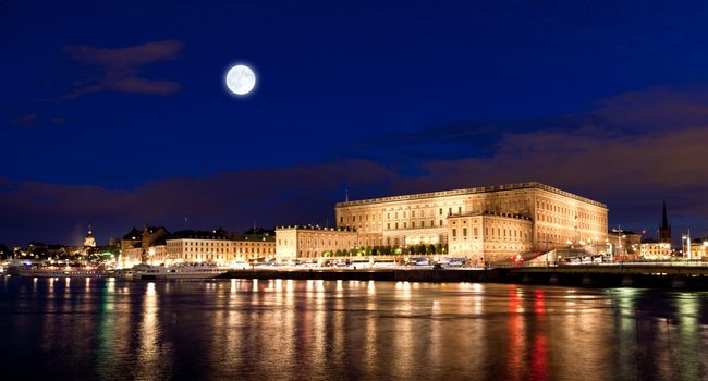 The National Theater in central Oslo, Norway. 