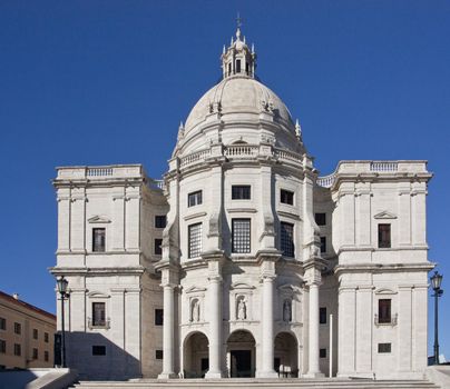 View of the National Pantheon located on Lisbon, Portugal.