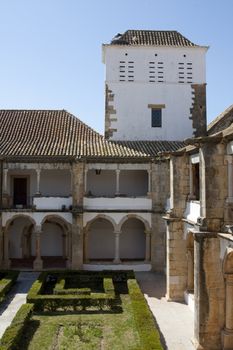 Interior view of the convent Nossa Senhora da Assuncao in Faro, Portugal.