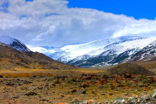 Altai mountains. Beautiful highland landscape. Russia. Siberia