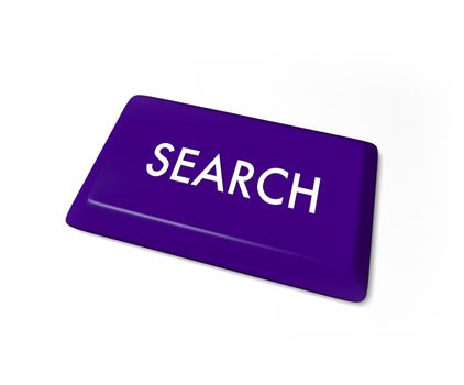 A search key isolated on a white background