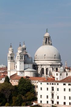 The Basilica of Santa Maria della Salute in Venice, Italy