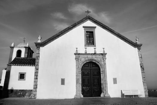 View of a typical Christian religious church on Portugal.