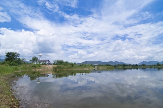 this picture is Nhongplub lake,Hua Hin Thailand