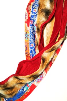 decorative silk scarf