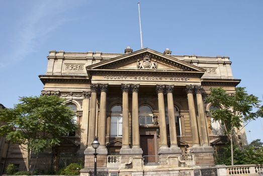 A Victorian Era Courthouse in Liverpool England