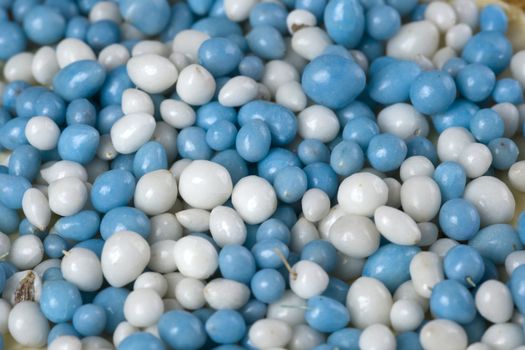 a lot of blue and white mice, a dutch tradition