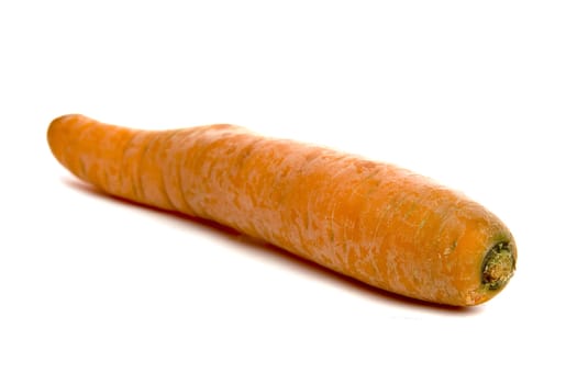 healty colorful carrot on a white background