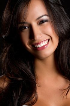 Beautiful smiling young latin woman