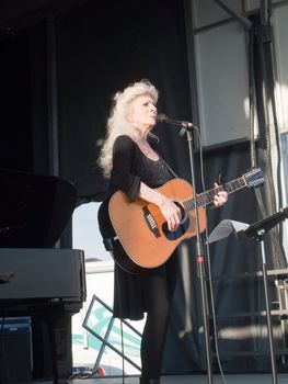 Judy Collins performs at Harvistaval, Wellington, CO.  September 13, 2010