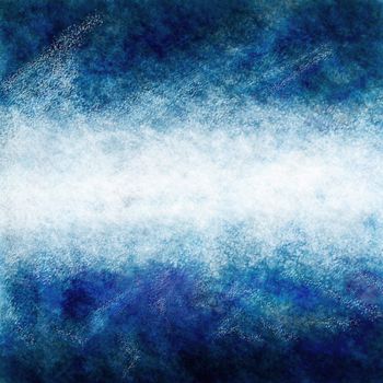 Abstract design of a white stripe on a blue background created in Photoshop