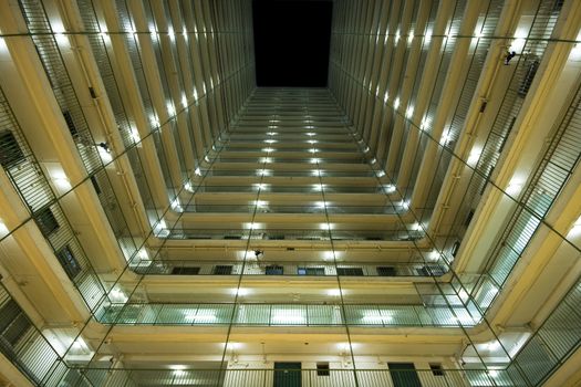 Hong Kong public housing apartment block 