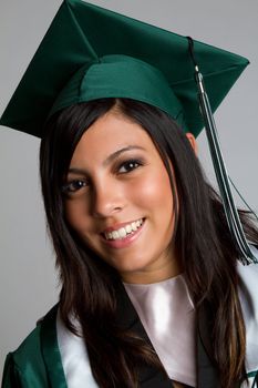 Beautiful smiling graduation girl