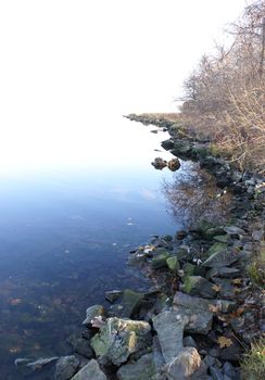 A cool crisp morning along the shoreline of the Rideau River on this Autumn day.