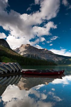 emerald lake at yoho national park in bc canada