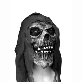 Halloween skull representing mask of the death