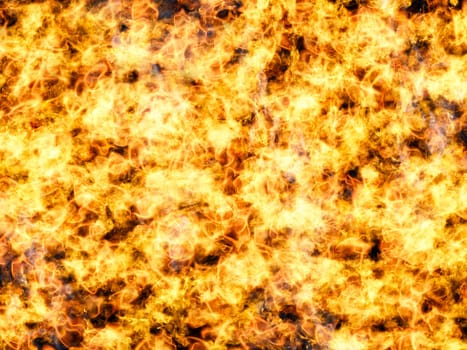 Burning fire flame background. High resolution abstract image 