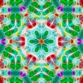 Fractal mosaic background. High resolution abstract image