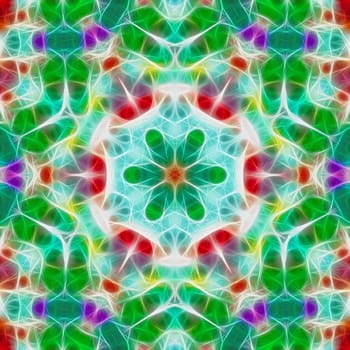 Fractal mosaic background. High resolution abstract image