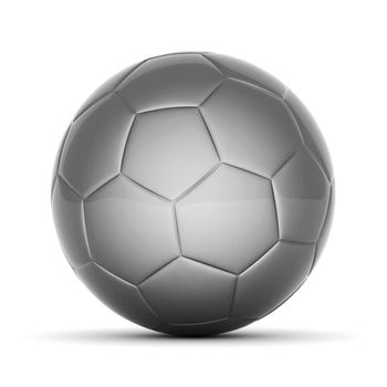 Picture a soccer ball on white background
