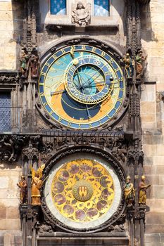 Prague Astronomical Clock (Orloj) in the Old Town of Prague