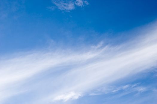 nature series: blue sky with light cloud