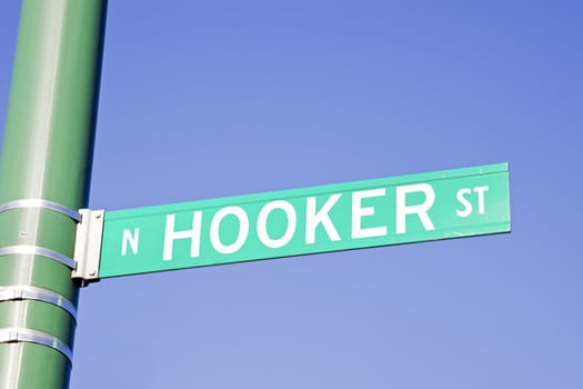 Hooker Street in Chicago