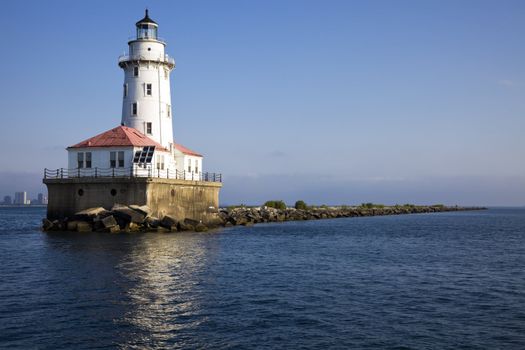 Chicago Lighthouse seen in the morning