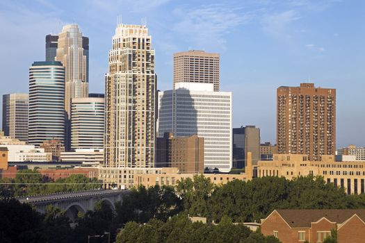 Downtown Minneapolis, Minnesota.